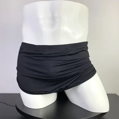Stud Button Skirted Boxer Brief